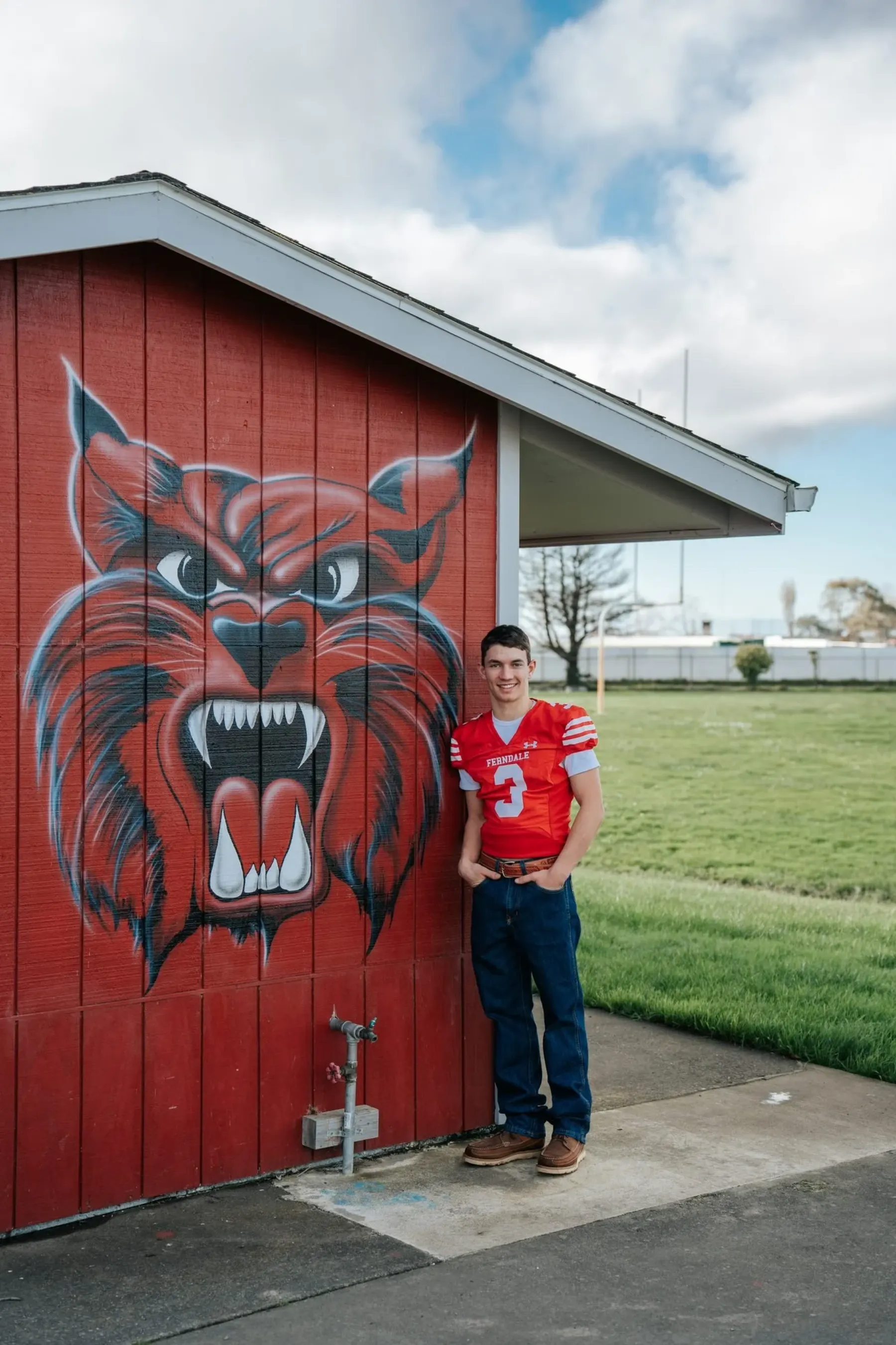 Ferndale Wildcats senior portrait