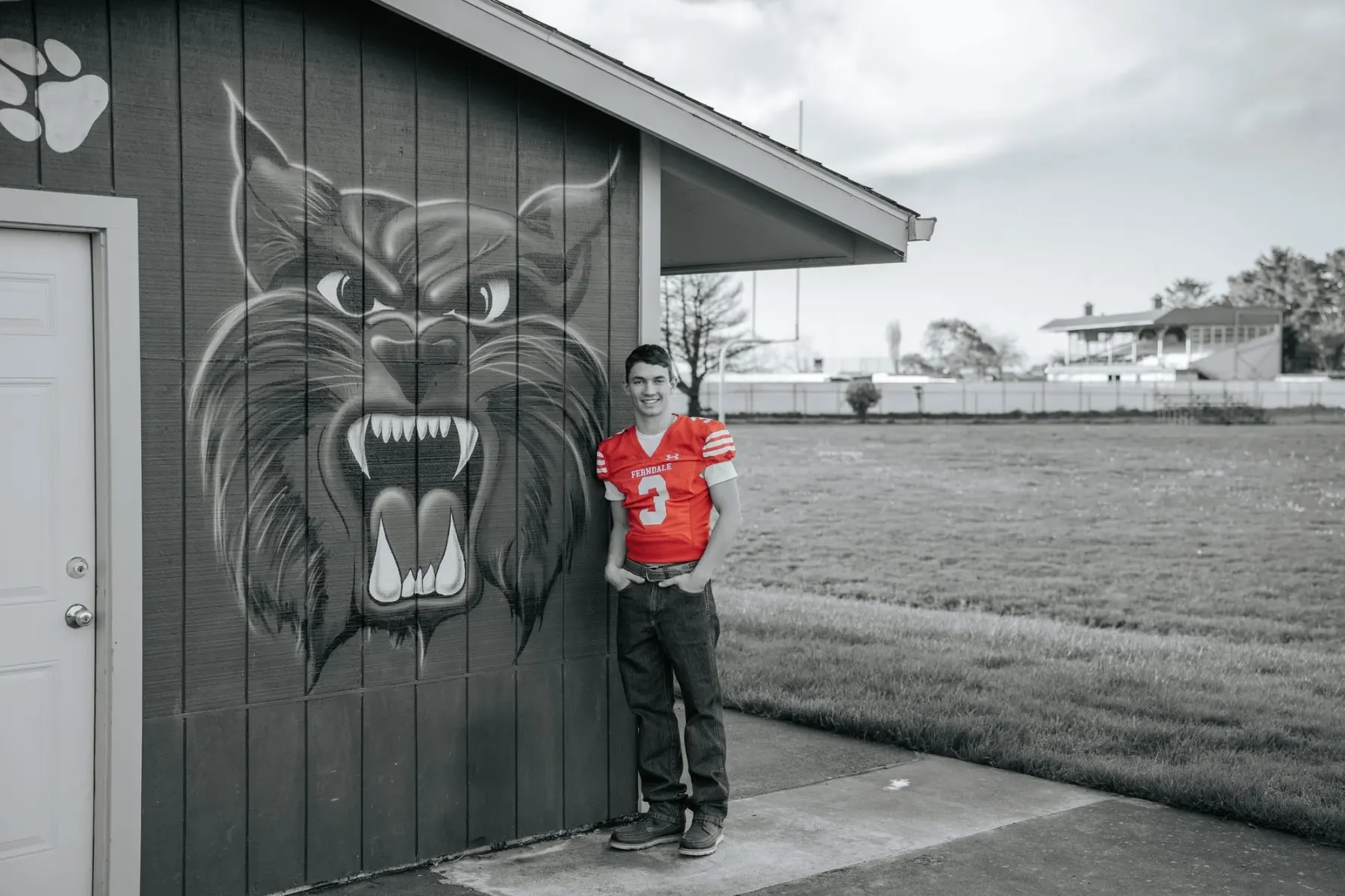 Humboldt County sports senior portrait