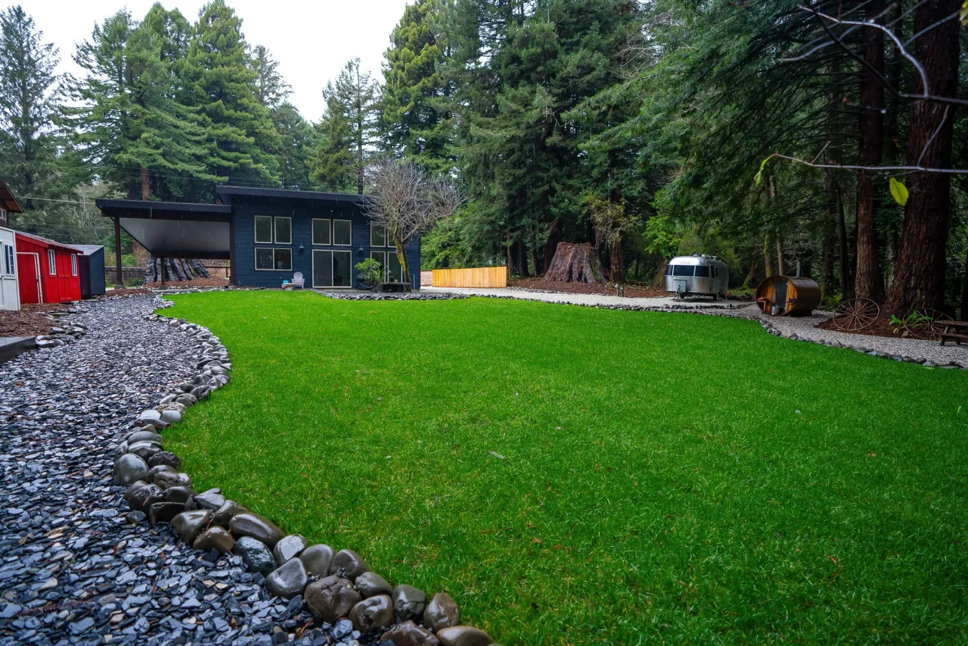 J&G Lawn & Garden Humboldt County landscape project 2, documented by Tex Kelly Productions