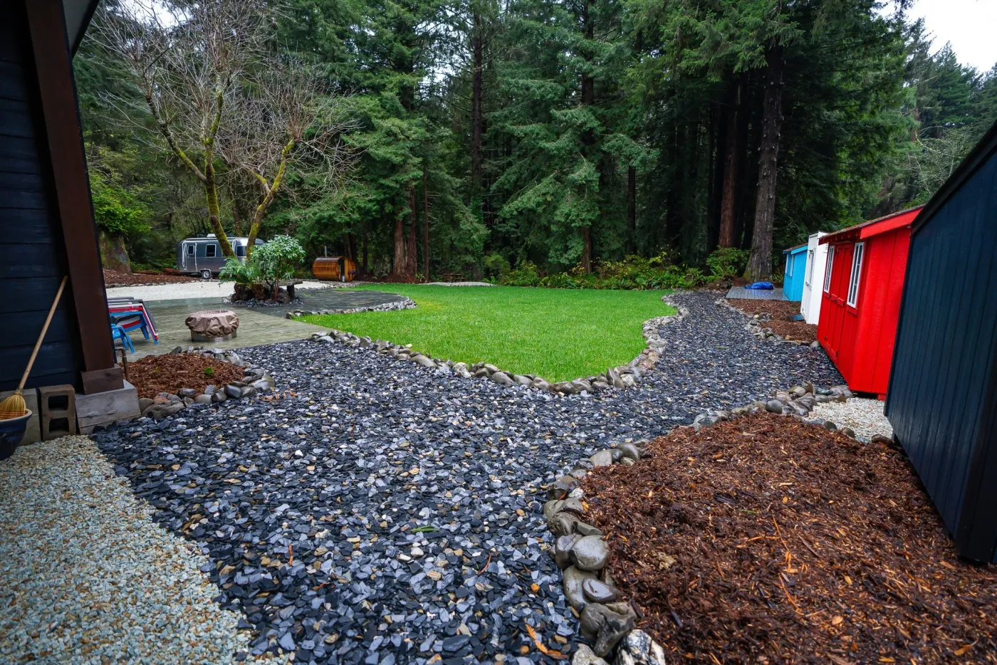 J&G Lawn & Garden Humboldt County landscape project 4, documented by Tex Kelly Productions