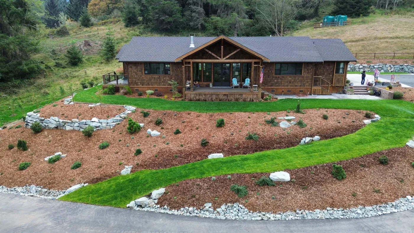 J&G Lawn & Garden Humboldt County landscape project 8, documented by Tex Kelly Productions