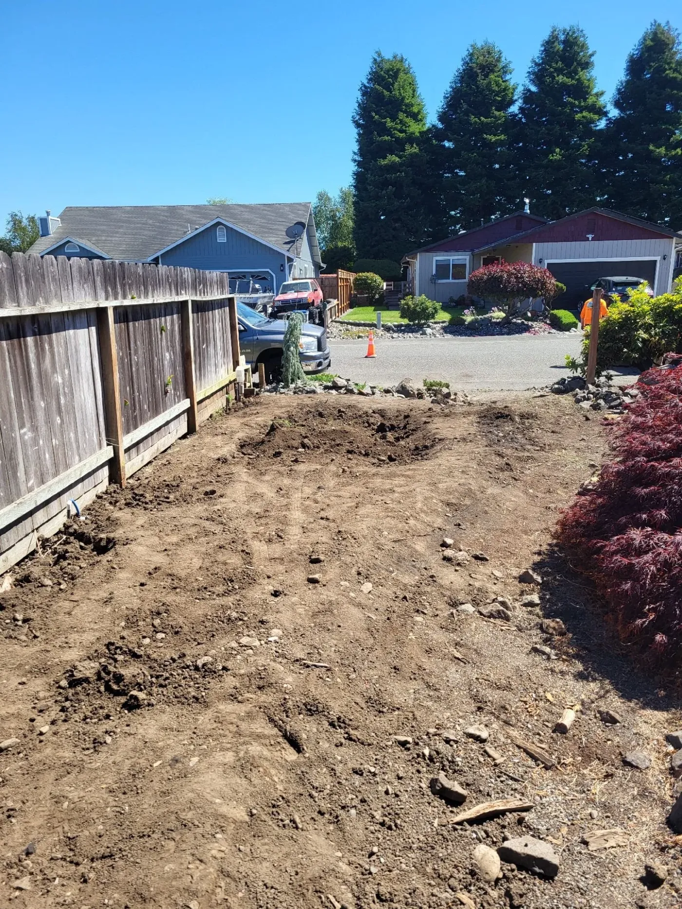 J&G Lawn & Garden Humboldt County landscape project 9, documented by Tex Kelly Productions