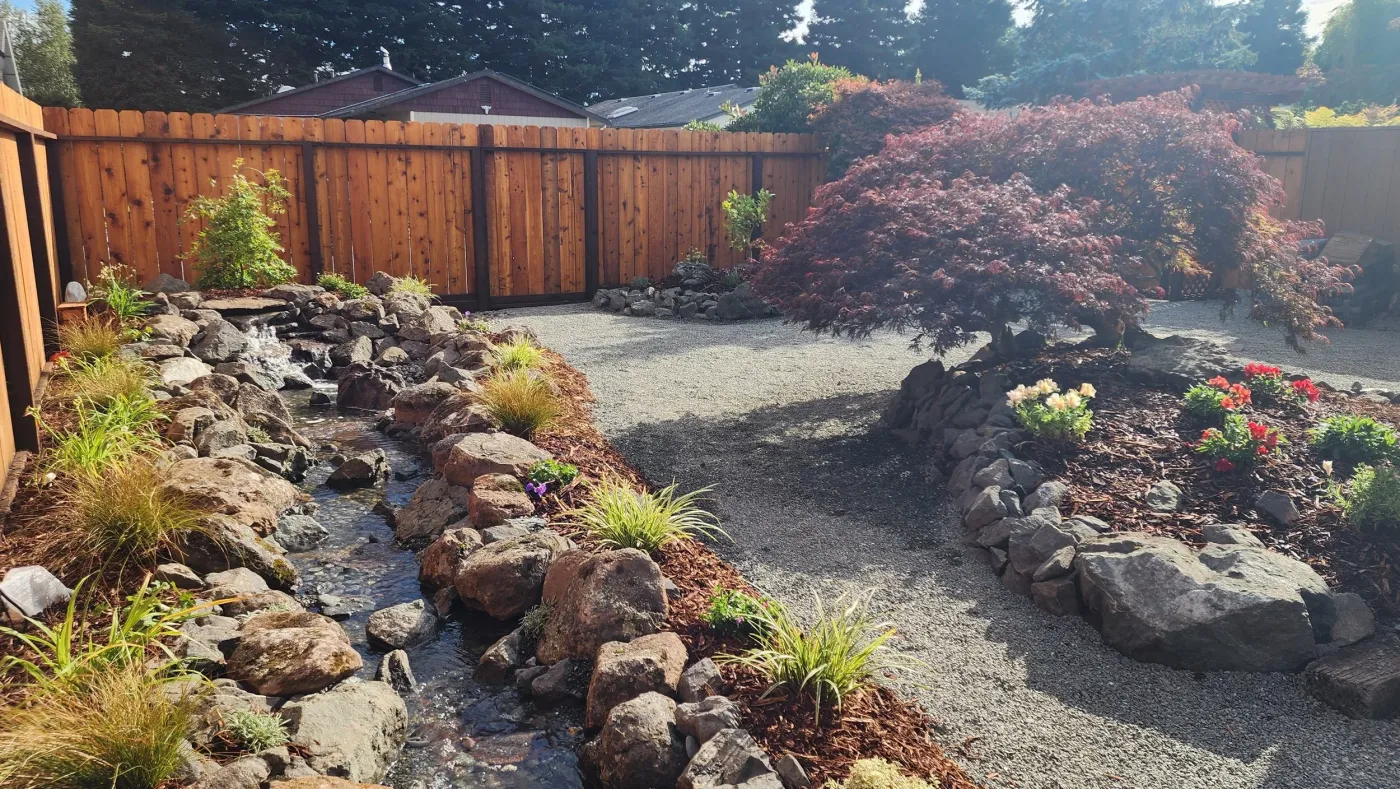 J&G Lawn & Garden Humboldt County landscape project 10, documented by Tex Kelly Productions