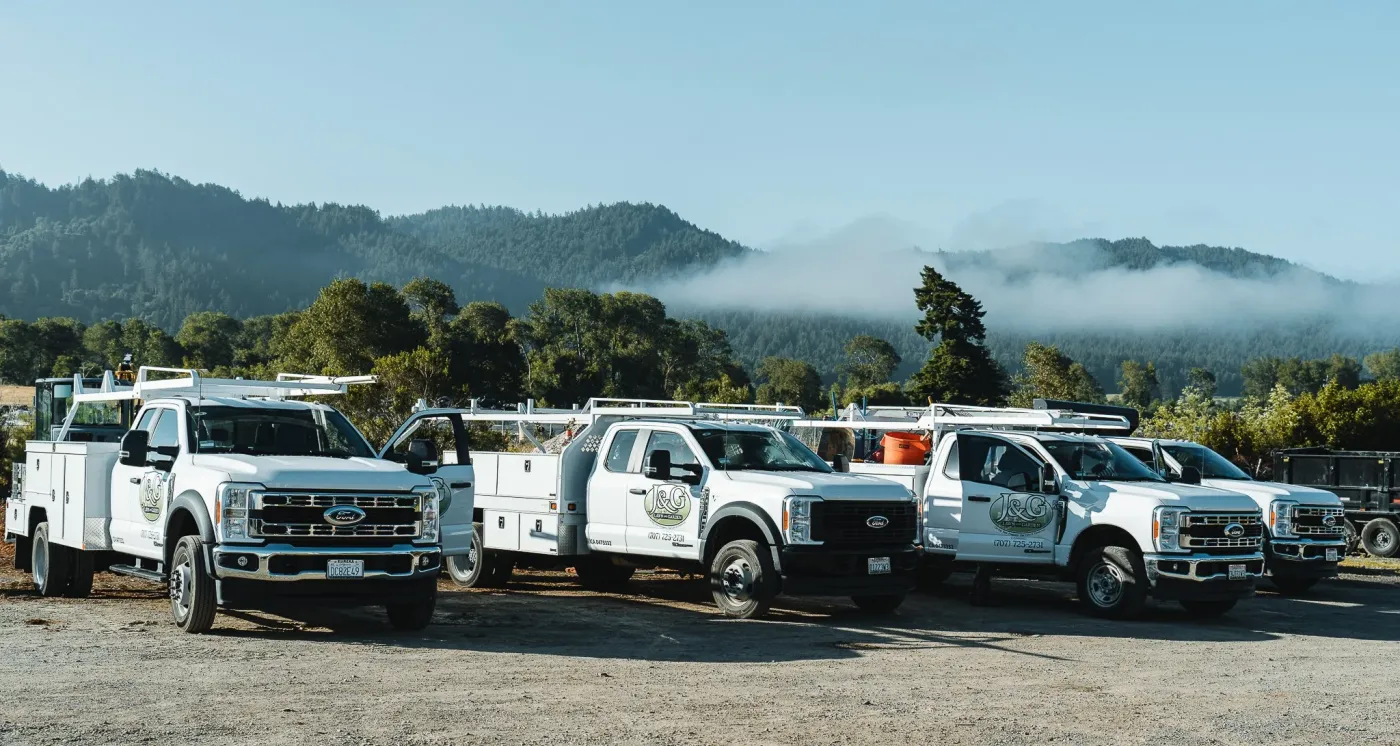 J&G Lawn & Garden Humboldt County landscape project 14, documented by Tex Kelly Productions