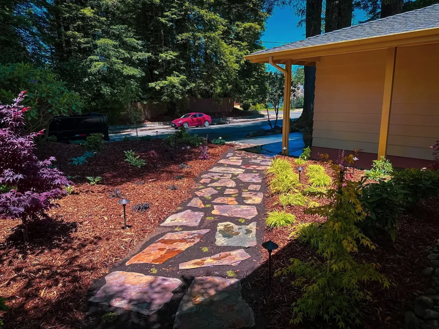 J&G Lawn & Garden Humboldt County landscape project 29, documented by Tex Kelly Productions