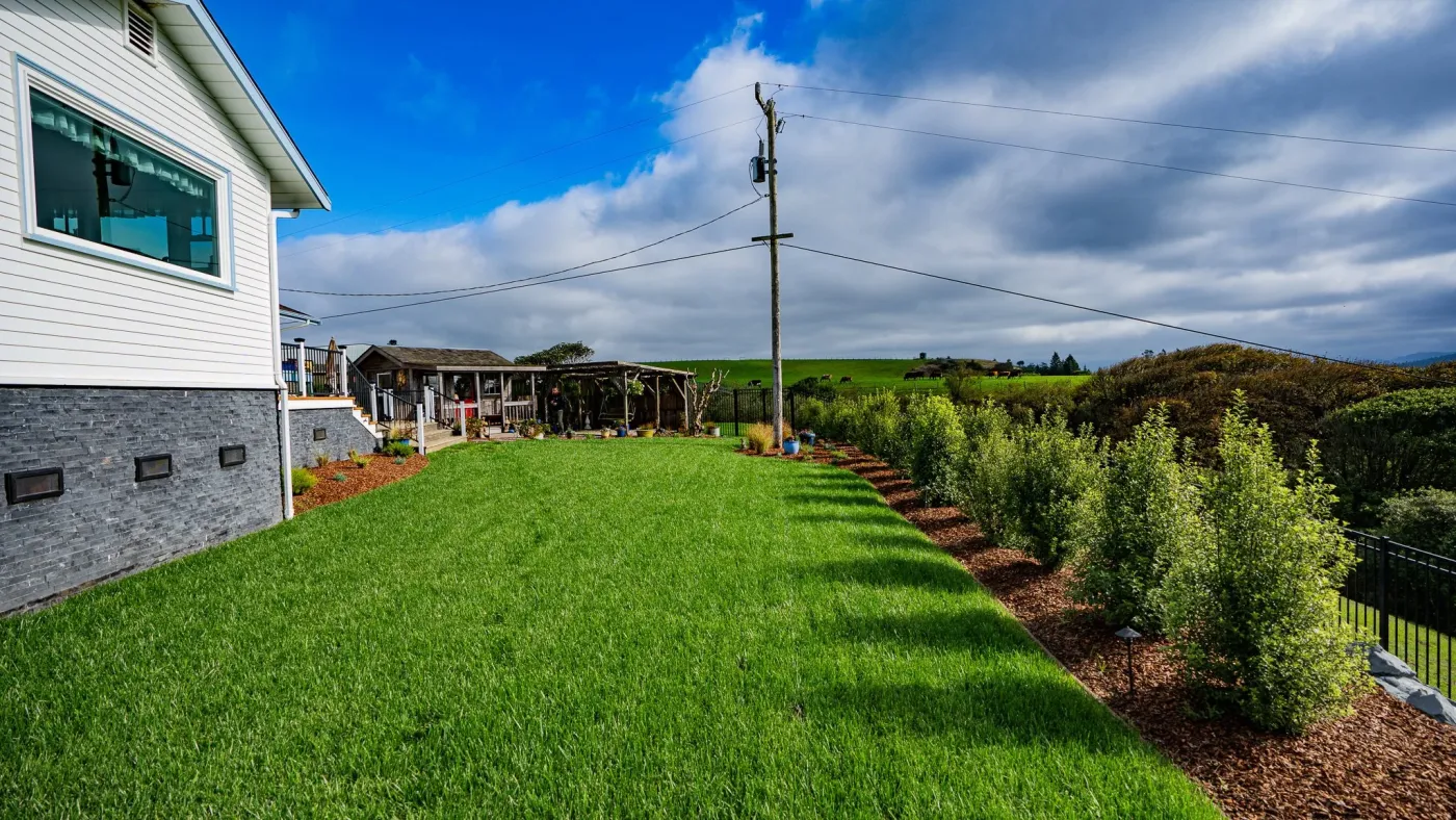J&G Lawn & Garden Humboldt County landscape project 30, documented by Tex Kelly Productions