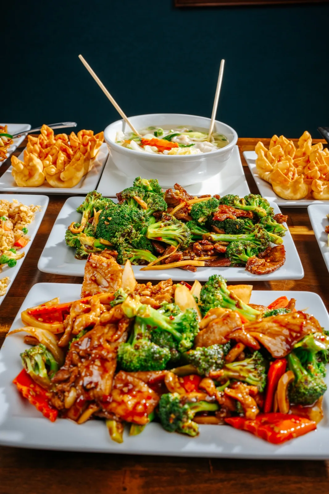 Editorial food cinematography for Hunan Chinese Restaurant, real food, real plating, real moments