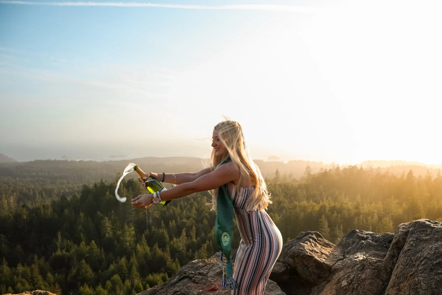 Available-light editorial frame from a North Coast brand session
