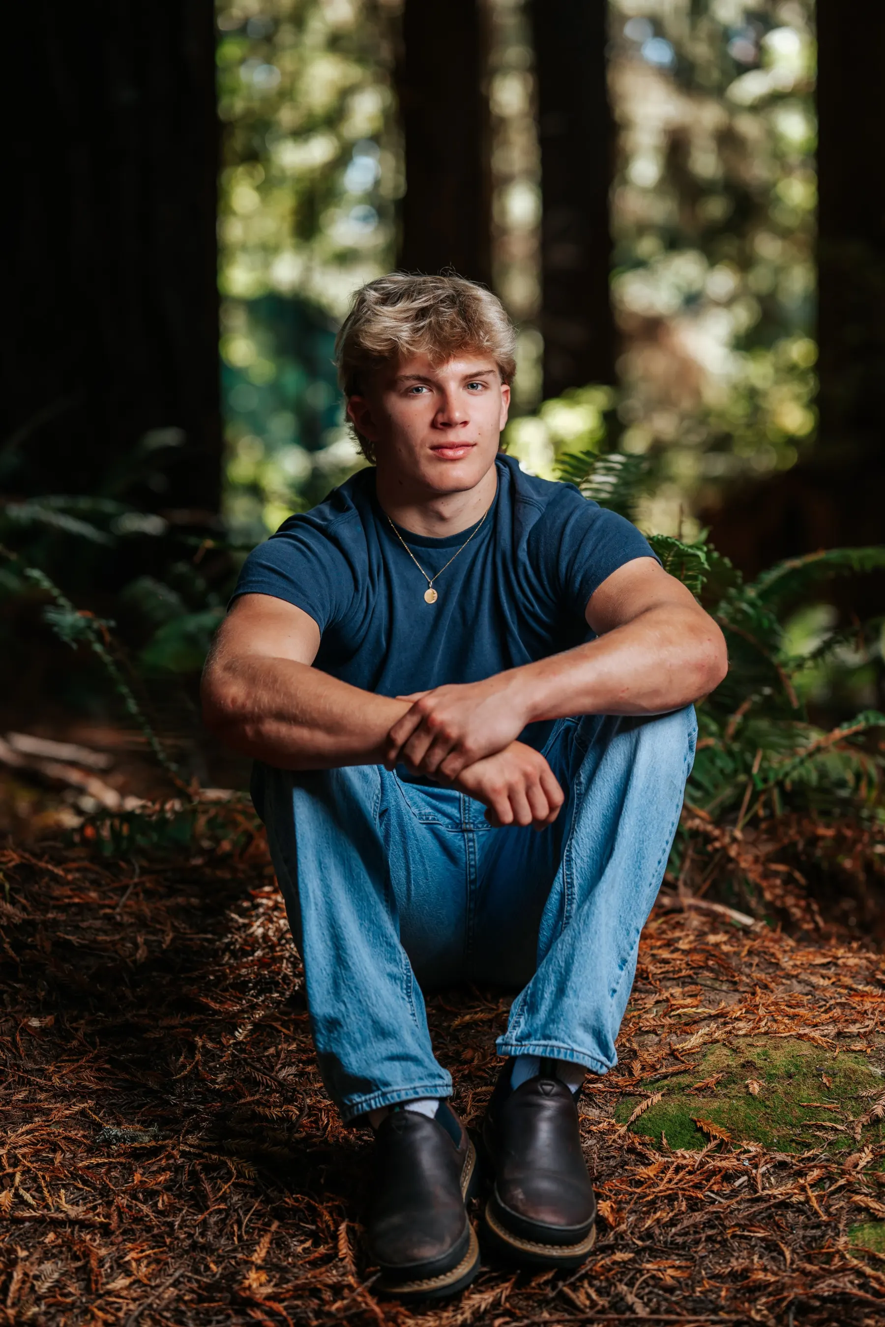 Arcata beach senior portrait session