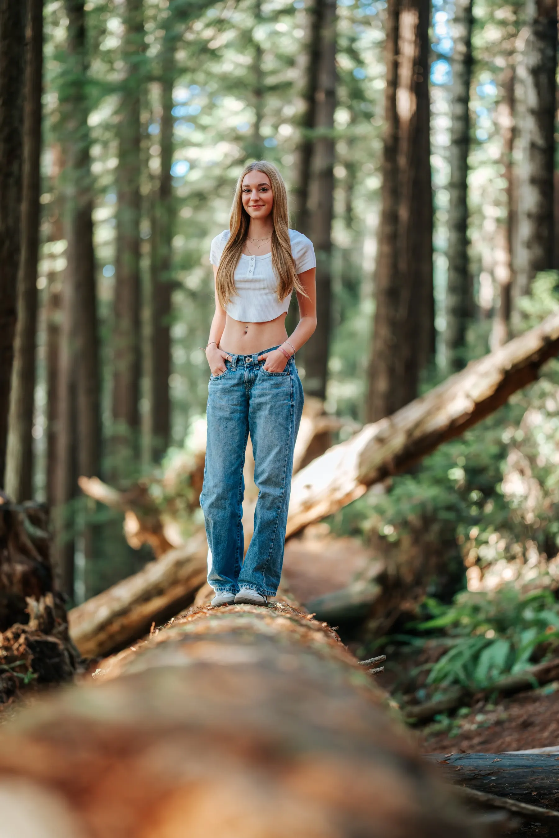 Humboldt County girl senior portrait
