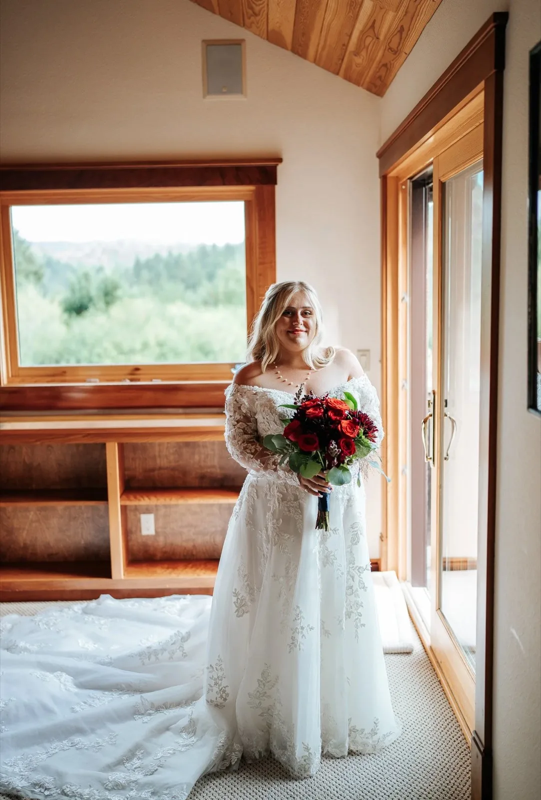 Bride portrait. Humboldt County wedding photography